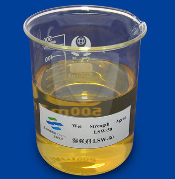 Bảo quản 5- 30 ℃ Chất cường độ ướt PPE hấp phụ trên sợi trong bột giấy LSW-50 để sản xuất giấy sử dụng