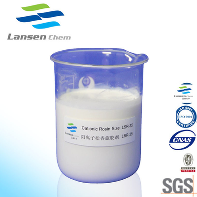Khả năng hòa tan tốt Chất tạo kích thước cation nhựa thông Công nghiệp Giấy gelatin đặc biệt