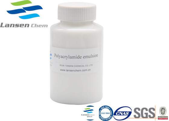 Cationic Pam Polyacrylamide Emulsion Dệt Đại lý phụ trợ Xử lý nước