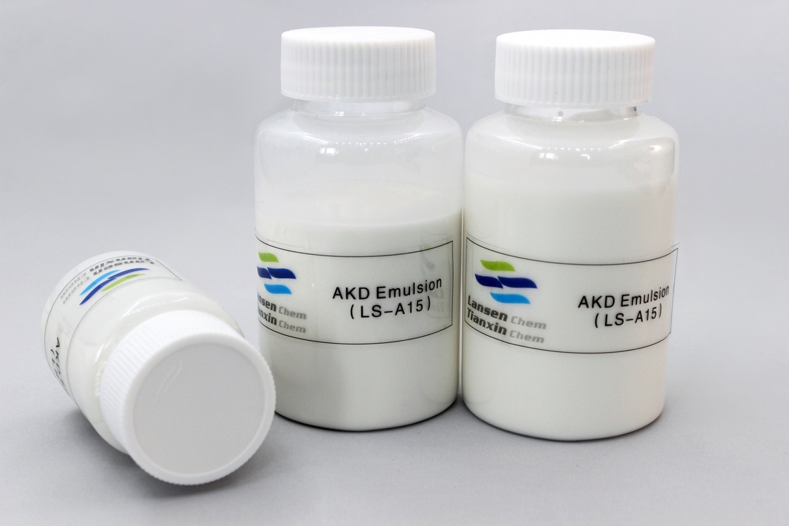 Chất định cỡ trung tính alkyl ketene dimer AKD Nhũ tương làm giấy văn hóa như giấy lưu trữ và giấy in