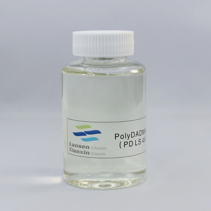polymer dadmac lỏng 40% Polydadmac Ammonium Coagulant Polymer polyDCD các chất đông hữu cơ ứng dụng lọc
