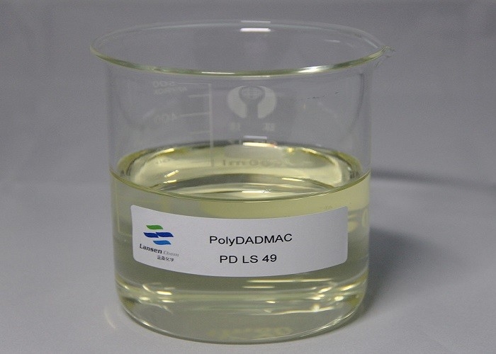 polymer dadmac lỏng 40% Polydadmac Ammonium Coagulant Polymer polyDCD các chất đông hữu cơ ứng dụng lọc