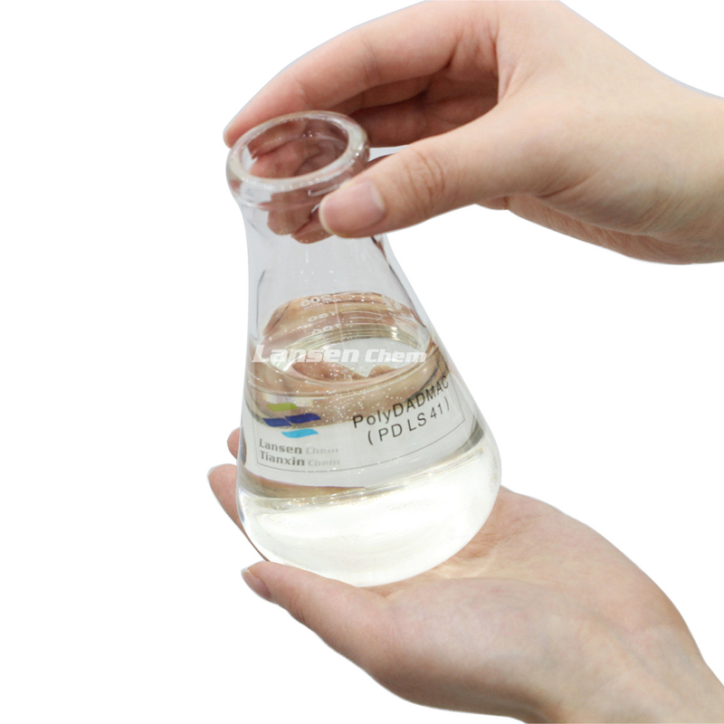 Flocculant Liquid Polydadmac Polymer For Drinking Water Production Removing Suspended Solids And Impurities Fast (Sản xuất nước uống với chất lỏng Polydadmac)