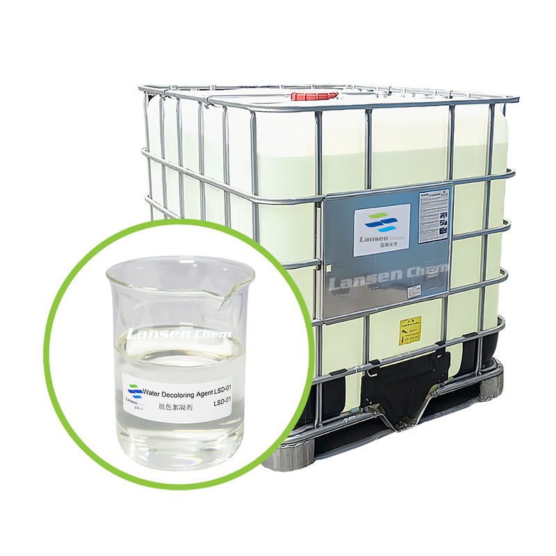 Các hóa chất làm mất màu bằng nước mực PolyDCD Quaternary Ammonium Cationic Copolymer Agent
