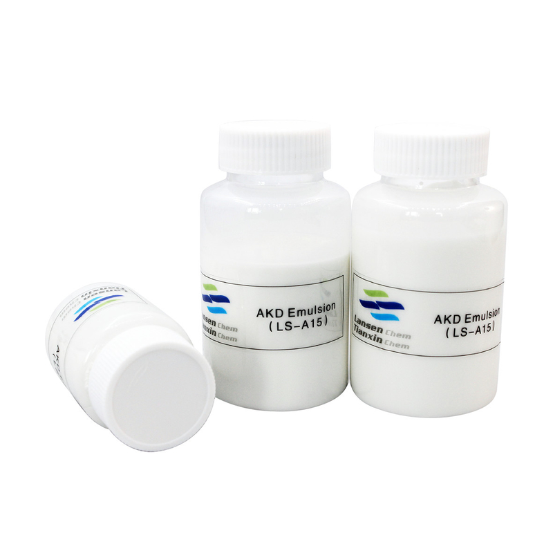 Bột giấy Cơ quan kích thước nội bộ Tạo giấy Hỗ trợ hóa học Alkyl Ketene Dimer White Emusion AKD kích thước trung tính Tăng chất lượng giấy