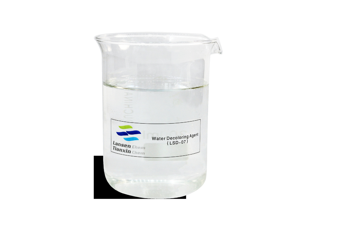 Các chất hóa học làm mất màu của chất thải nhuộm màu PolyDCD Cationic Copolymer Decoloring Agent