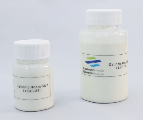 Nhũ tương trắng Cation Rosin 35% Hóa chất giấy cho giấy văn hóa và giấy in báo