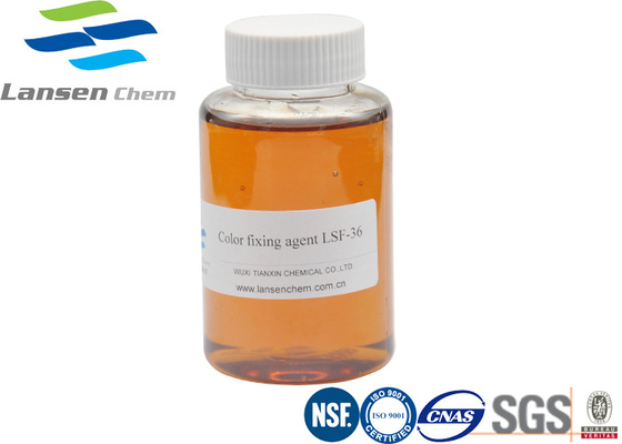 Chất phủ màu công nghiệp cố định màu Chất lỏng màu vàng đến màu nâu nhớt