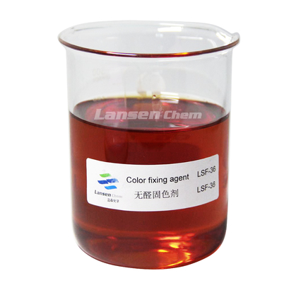 Chất phủ màu công nghiệp cố định màu Chất lỏng màu vàng đến màu nâu nhớt