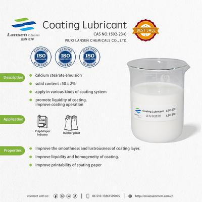 Chất bôi trơn lớp phủ canxi Stearate Giấy tráng hóa chất LSC-500