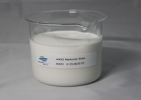 Công cụ làm giấy đại lý kích thước bề mặt AKD Alkyl Ketene Dimer Emulsion trung tính có độ hòa tan tốt