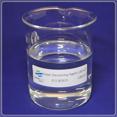 50% Đại phân tử Cation Polymer Xử lý nước Loại amoni Chất khử màu nước