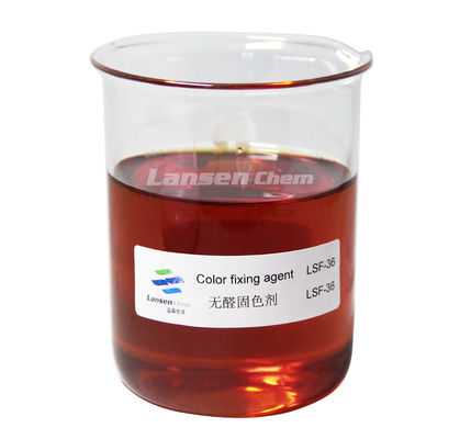 Chất cố định màu không có formaldehyde với các loại LSF-01/LSF-22/LSF-36/LSF-55 và hàm lượng rắn 39-41 để cố định chất nhuộm xuất sắc
